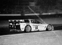 Chevrolet Corvette C5-R (Collins/Pilgrim/Freon) Le Mans 2000 nightime.  Photo
