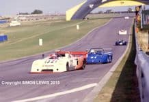 CHEVRON B26-36 Thompson/Rollinson & Lola T594 Lovell/Allam Donington Thundersports 1983