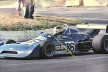 Chevron B29 Phil Dowsett Mallory Park Shellsport 5000 June 27 1976 5x7" photo