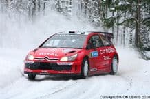 Citroen C4 WRC Sebastian Leob. Swedish Rally 2007 (b)