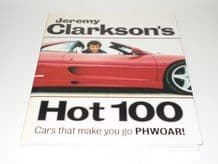 CLARKSON'S HOT 100 - CARS THAT MAKE YOU GO PHWOAR! (Jeremy Clarkson 1997) Softback