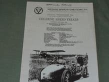 COLERNE Speed Trials 1993 April 24 VSCC RESULTS