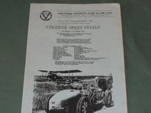 COLERNE Speed Trials 1993 April 24th VSCC