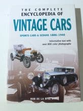 COMPLETE ENCYCLOPEDIA OF VINTAGE CARS 1886-1940 : THE  (Box 1998)