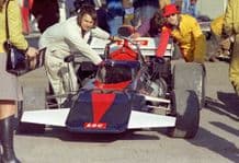 CONNEW F1 in paddock 1972 Brands Hatch Victory Race