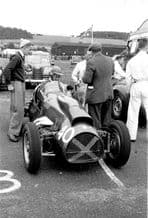 Cooper Bristol F2 Ecurie Ecosse Ninian Sanderson paddock