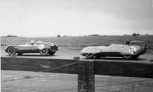 Cooper T39 Bobtail Salvadori and Lotus XI Snetterton 1956s