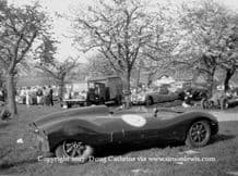 Cooper T55 BobTail. Photo. Micheal Macdowell Prescott hillclimb paddock circa 1957