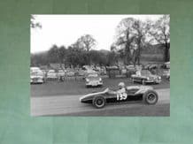 COOPER T56 Buick V8 John Macklin Prescott Hillclimb 1963. amateur 10x7" photo