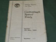 CURBOROUGH VSCC 1983 May 8th programme