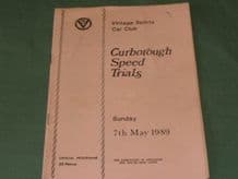 CURBOROUGH VSCC 1989 May 7th programme