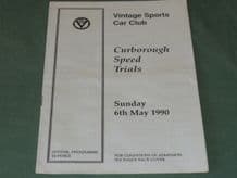 CURBOROUGH VSCC 1990 May 6th programme