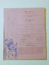 CYFARTHA PARK. Merthyr M.C. MOTORCYCLE SCRAMBLE 1958 26 May Programme.