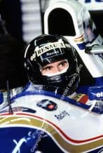 Damon Hill. Williams-Renault FW16 Silverstone Pits 1995