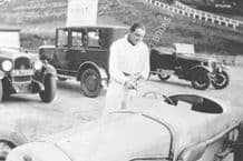 Delage 15 S 8 & driver Robert Benoist .RAC Grand Prix, Brooklands 1927