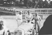Delage 15 S 8 & drivers Benoist, Bourlier, Divo.RAC Grand Prix, Brooklands 1927