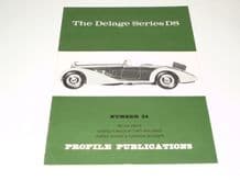 Delage Series D 8 : The (Profile Publications Number 34)