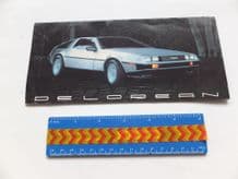 DELOREAN Original small USA issued brochure, undated. 6 page gatefold (Ref 0040)