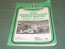 DONINGTON PARK 1978 April 23 Irish Formula Atlantic  programme
