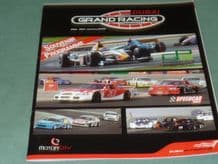 DUBAI AUTODROME. Race Programme  2008 January 26th (GP2, Speedcars)