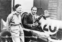 DUESENBERG Indianapolis Car.Photo . Gwenda Stewart & George Duller .Brooklands 1936 500 miles