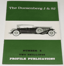 Duesenberg J & SJ : The (Profile Publications Number 6)