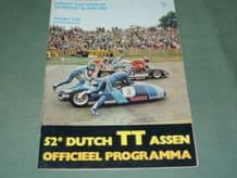 DUTCH TT Motorcycle GP 1982 ASSEN Original programme