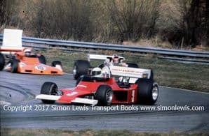 ENSIGN MN175(Geoff Lees)McLAREN M23 (Vilotta) SURTEES TS19(Lawler)  1978 Oulton Park Aurora F1