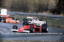ENSIGN MN175(Geoff Lees)McLAREN M23 (Vilotta) SURTEES TS19(Lawler)  1978 Oulton Park Gold Cup Aurora AFX F1