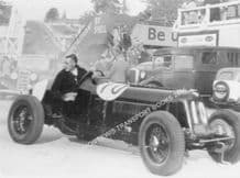 ERA in busy Brooklands Paddock (R10B?) circa 1938