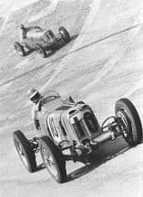 ERA R8C Earl Howe at Brooklands 1939 at speed