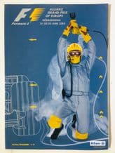 EUROPEAN GP F1 Programme 2002 Nurburgring.