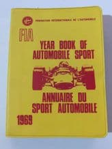 FEDERATION INTERNATIONALE D L'AUTOMOBILE YEAR BOOK OF AUTOMOBILE SPORT 1969