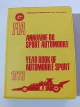FEDERATION INTERNATIONALE D L'AUTOMOBILE YEAR BOOK OF AUTOMOBILE SPORT 1973
