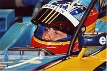 Fernando Alonso Renault RS22 F1 2002 Pit garage (b)