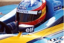 Fernando Alonso Renault RS22 F1 2002 Pit garage (d)