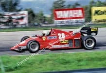 FERRARI 126C2 TURBO photo. Rene Arnoux Brazil GP 1983