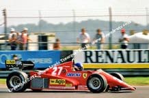 FERRARI 126C3 TURBO photo. Patrick Tambay British GP 1983