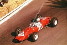 Ferrari 156 "Aero" 1.5 litre V6 Lorenzo Bandini Monaco GP 1964 colour photo