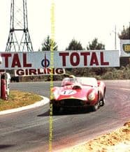 Ferrari 250 Testa Rossa . Photo. Rodriguez/Pilette Le Mans 1960