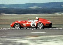 FERRARI 250 TESTA ROSSA photo. Olivier Gendebien Goodwood TT 1959