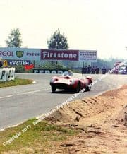 Ferrari 250 Testa Rossa. Photo. Gendebien/Frere Le Mans 1960 winners (A)