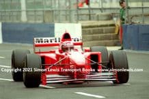 FERRARI 310B Michael Schumacher . Silverstone pit lane 1997