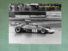FERRARI 312 B3 Clay Reggazoni 1974 Brands Race of Champions F1 10x8" photo