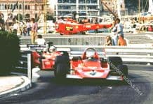 Ferrari 312B3 Arturo Merzario Monaco GP 1973 F1 . 10x7" colour photo