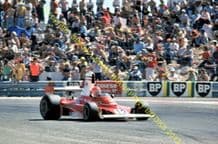 Ferrari 312T Niki Lauda French GP 1975. 10x7" photo