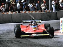 FERRARI 312T4 F1 Gilles Villeneuve 1979 Long Beach GP (colour)