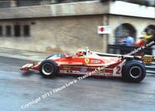 Ferrari 312T5 photo. Gilles Villeneuve. Monaco GP 1980 (c)