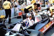 Ferrari 312T5 photo. Gilles Villeneuve. Pits. Monaco GP 1980