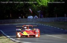 Ferrari 333SP Goosens/van der Peole/Bachelart Le Mans 1996 Indianapolis Corner. Photo